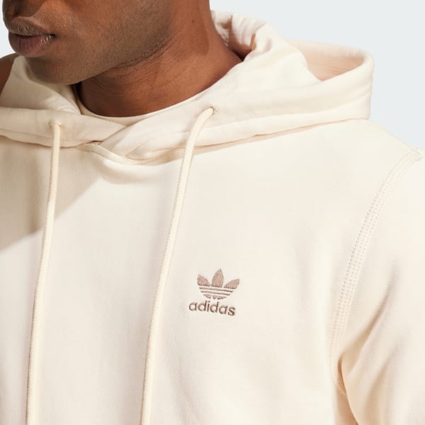 adidas Trefoil Essentials Hoodie French Terry White adidas