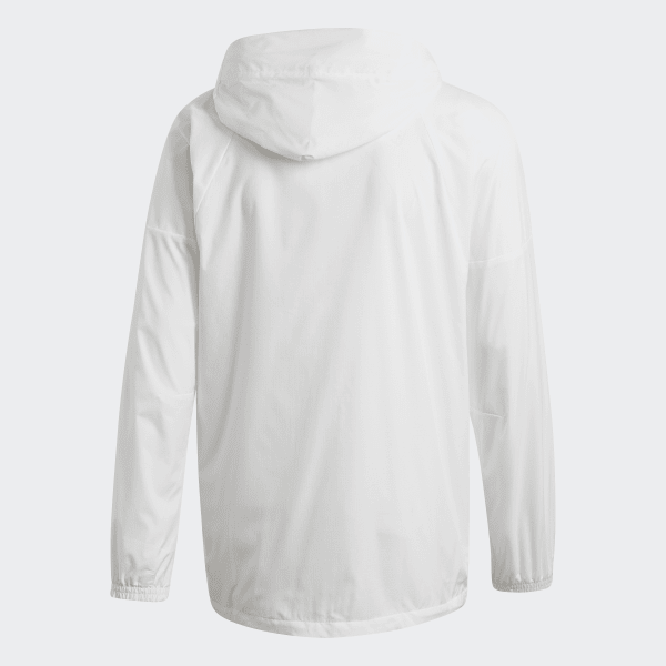 Hvid adidas W.N.D. jakke
