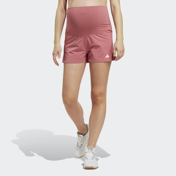Ροζ Pacer AEROREADY Train Essentials Woven Shorts (Maternity)