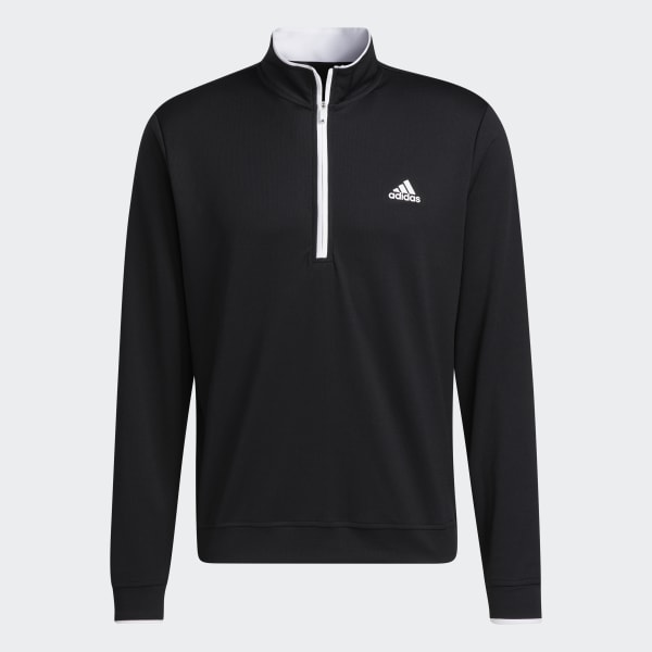 Black Quarter-Zip Sweatshirt GE533