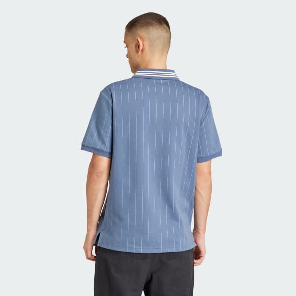 Azul Camisa Polo Premium