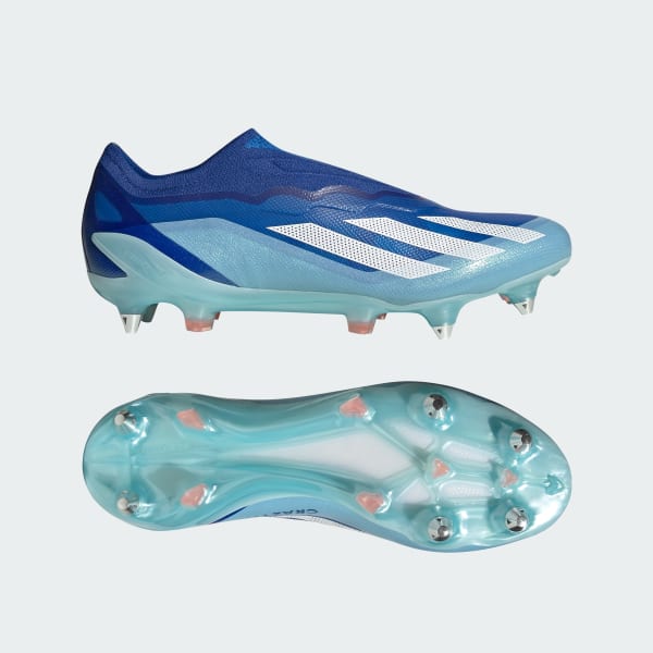 Μπλε X Crazyfast.1 Laceless Soft Ground Boots