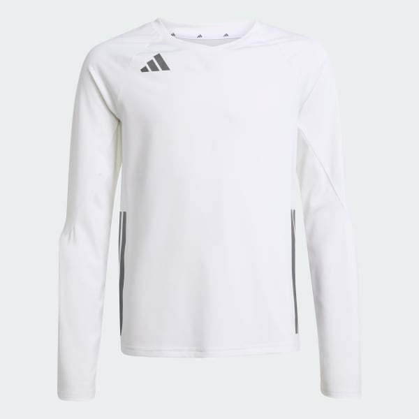 adidas HILO Long Sleeve Volleyball Jersey Kids - White | Free