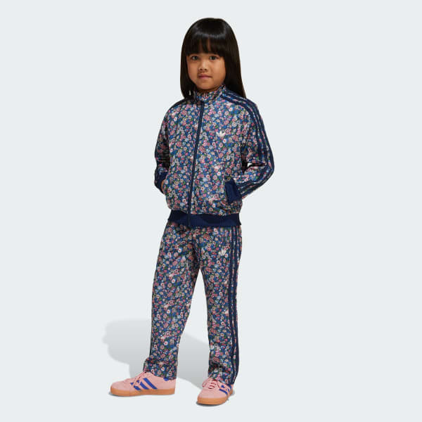 Bla adidas Originals x Liberty London Firebird Kids træningsdragt