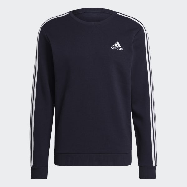 adidas Sudadera Essentials Fleece 3 Franjas Azul adidas Mexico