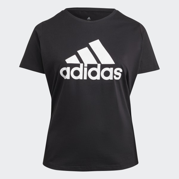 Negro Polera Essentials Logo