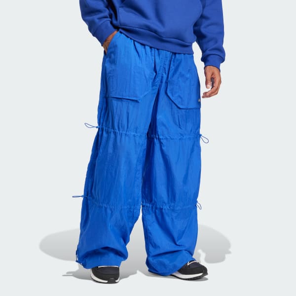 Niebieski Spodnie adidas x MOON BOOT Parachute