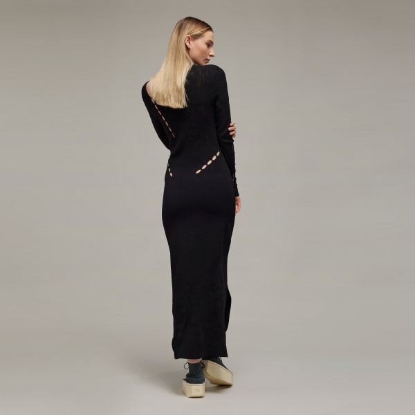 Black Y-3 Ingesan Knit Dress