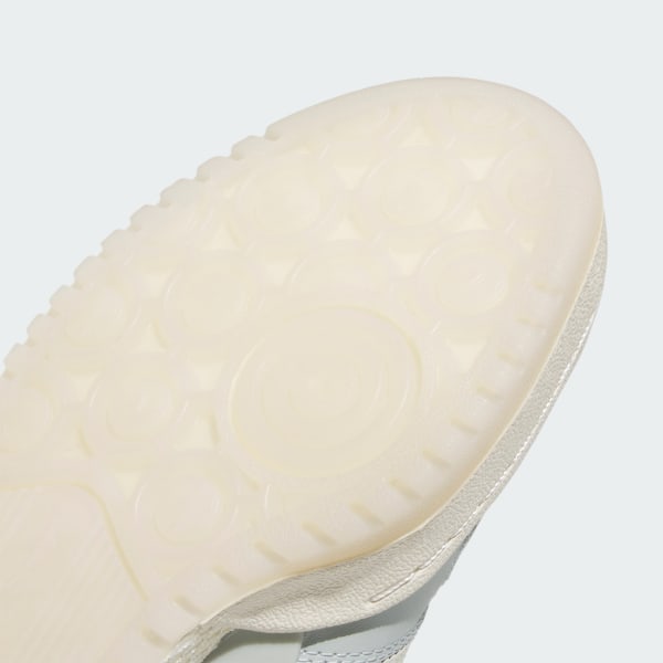 White adidas with grey stripes on sale