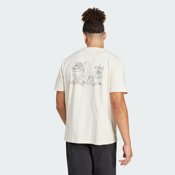 Bianco T-shirt Polygiene Graphic
