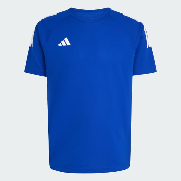Blue CLIMACOOL SERENO 3-STRIPES T-SHIRT