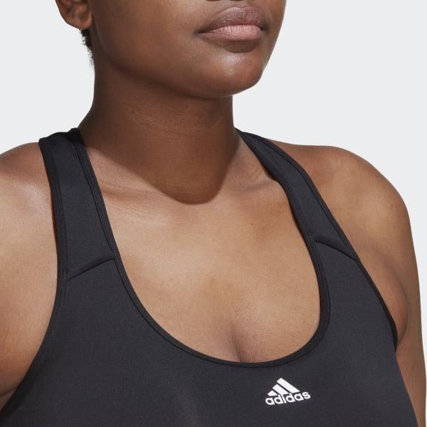 adidas Stronger For It Cross Back Womens Sports Bra - Grey – Start Fitness
