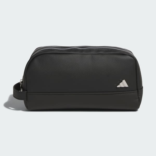 Black Two-Way Zip Pouch