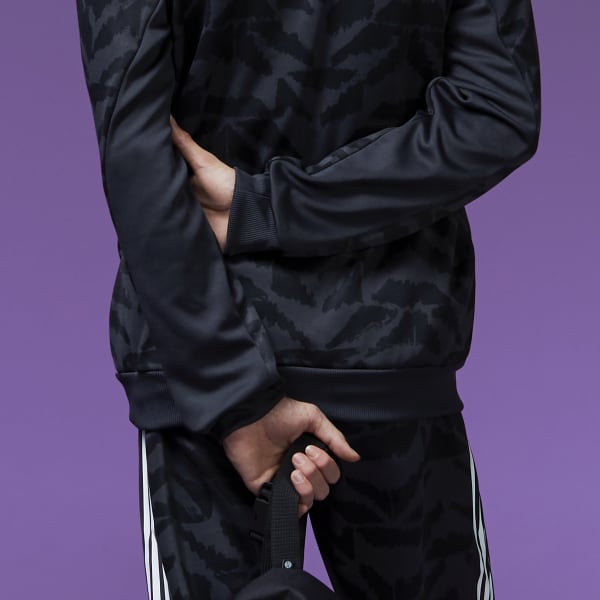 Grey adidas tracksuit top store