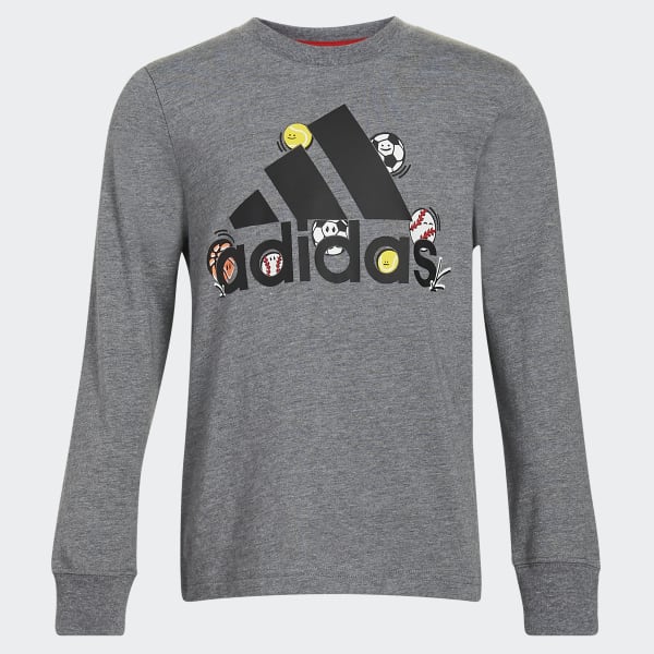 Boys adidas long sleeve shirts hotsell