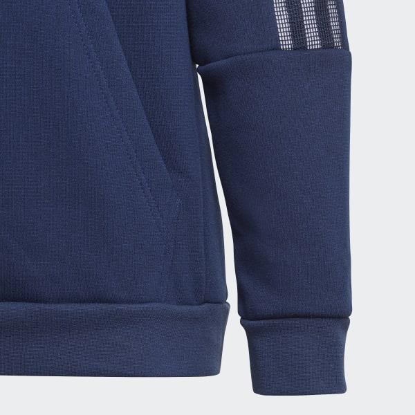 Azul Camisola com Capuz Tiro 21
