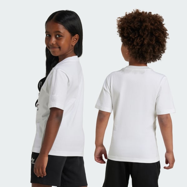 White Graphic T-Shirt Kids