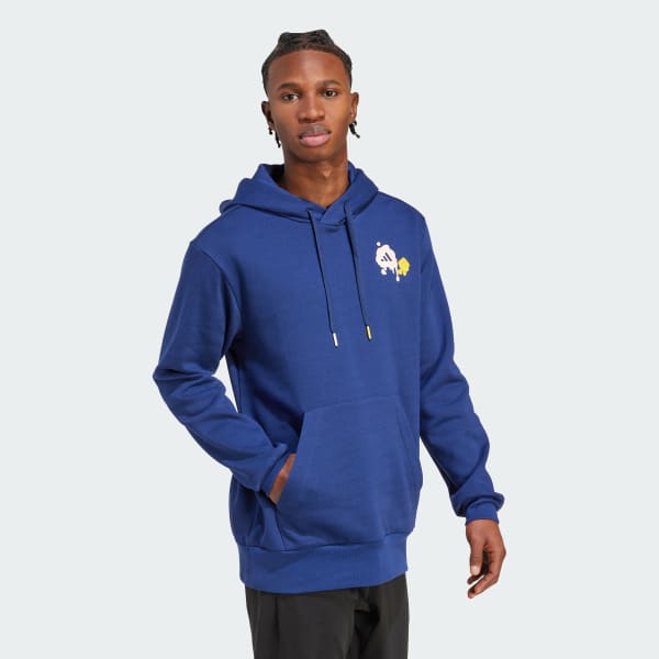 Mavi Food Sauce Graphic Kapüşonlu Üst