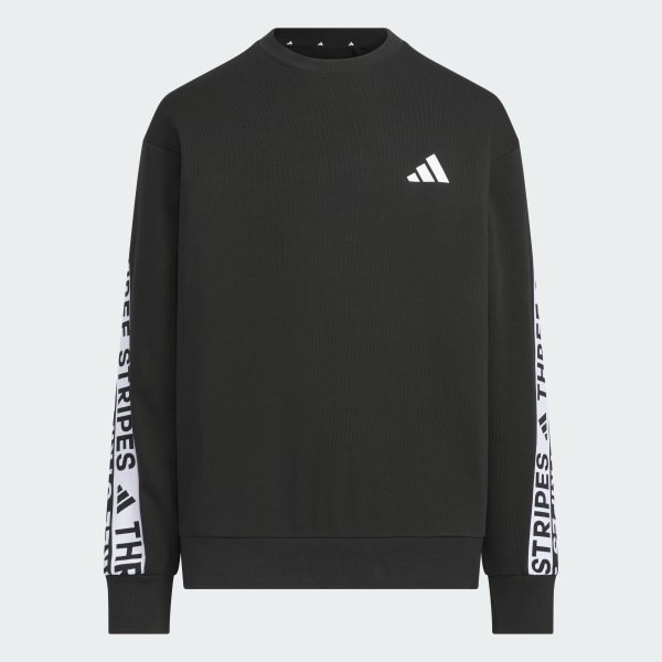 ブラック ワーディングパック ルーズフィット フレンチテリー スウェット キッズ