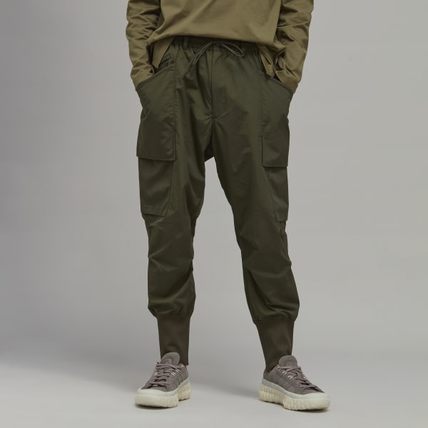 Black Y-3 클래식 립스톱 유틸리티 팬츠