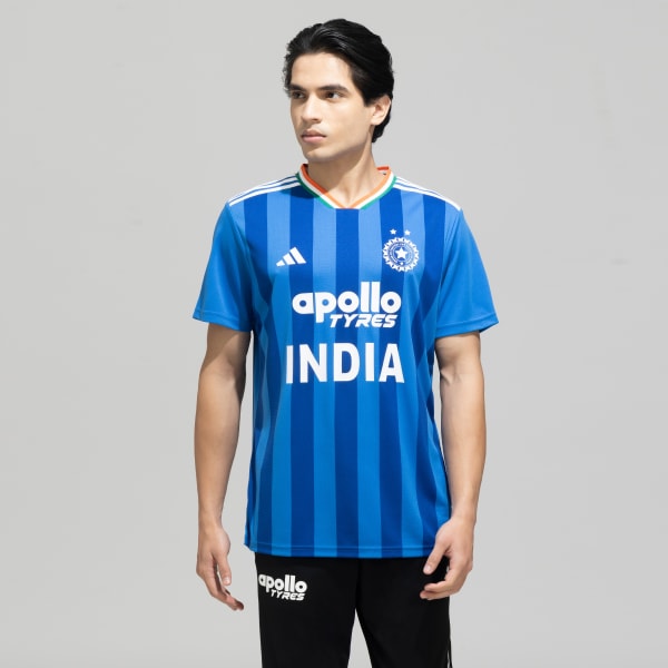 Blue INDIA T20 INTERNATIONAL CRICKET FAN JERSEY