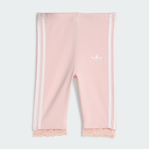 Roze LACE 3/4 LEGGING T-SHIRT SET