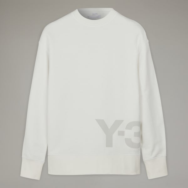 Hvid Y-3 Classic Chest Logo Crew sweatshirt TS798