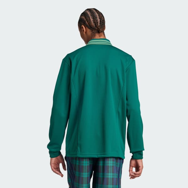 Green 1/2 Zip Polo Shirt