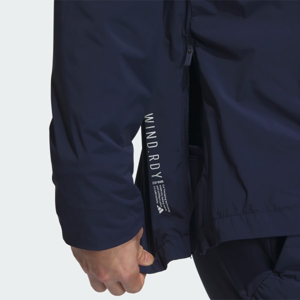 adidas WIND.RDY Athletic Half Zip Long Sleeve Jacket Blue