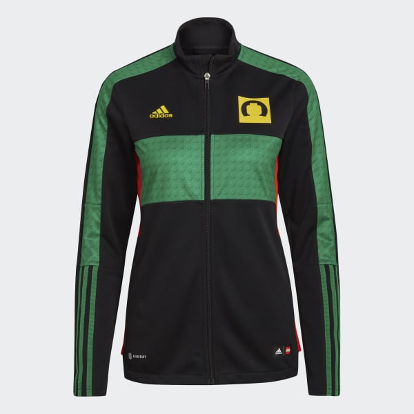 Schwarz adidas Tiro x LEGO Trainingsjacke QA910
