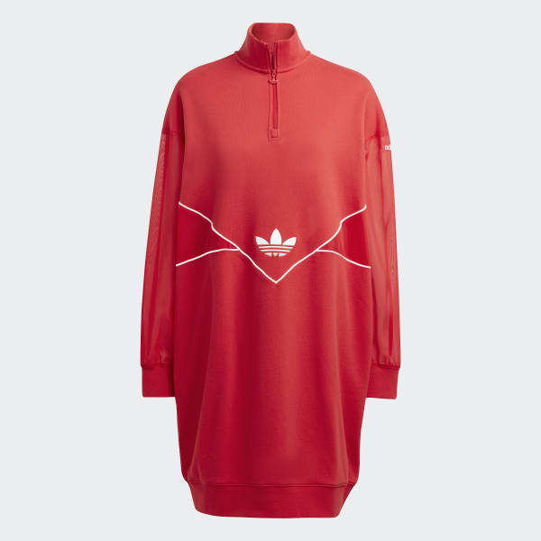 Adidas originals vestidos rojos shop