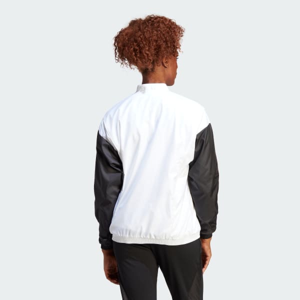 Weiss Juventus Turin Tiro 23 Präsentationsjacke