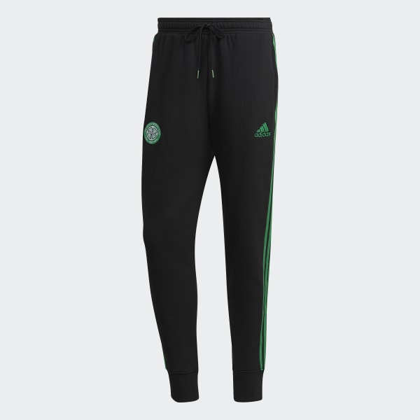 Black Celtic FC Tiro 21 Sweat Tracksuit Bottoms HN114