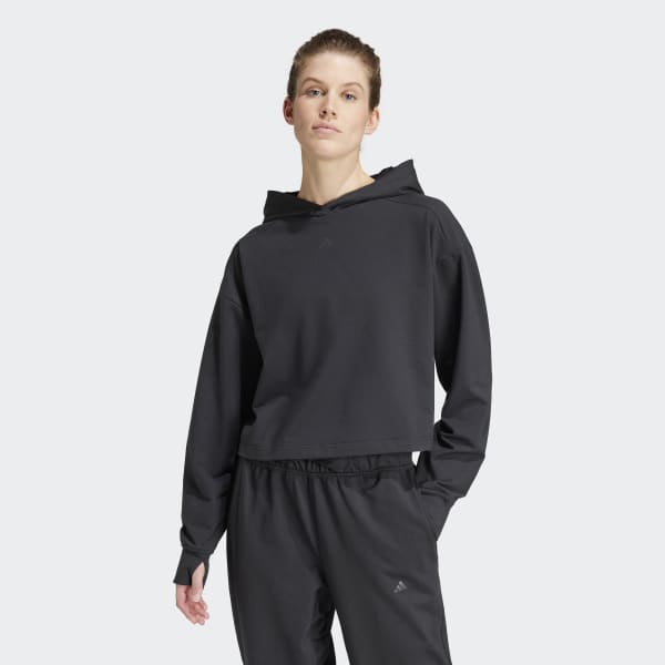 Adidas hoodie with logo on back 2025