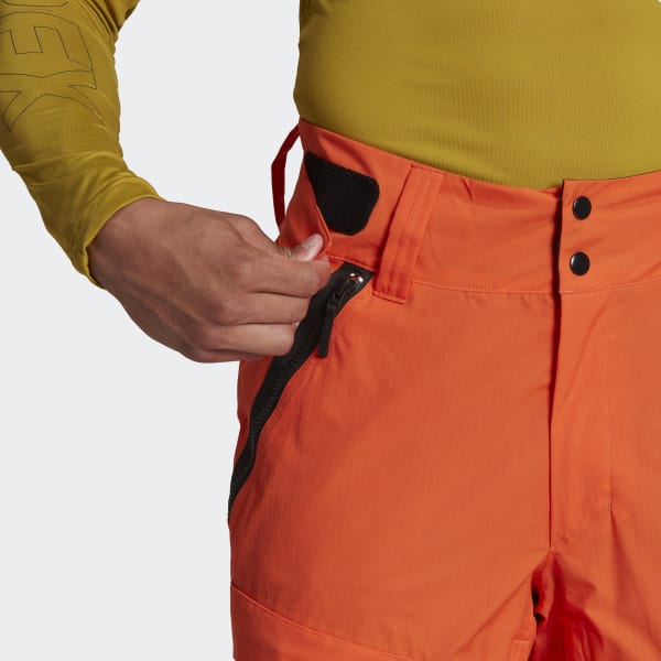 Orange Resort Two-Layer Shell Pants