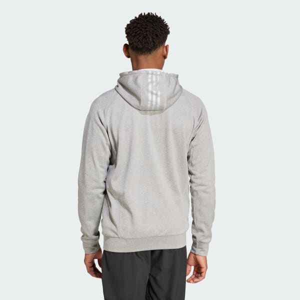 Gra Game and Go Training Big Logo 3-Stripes Full-Zip Hoodie