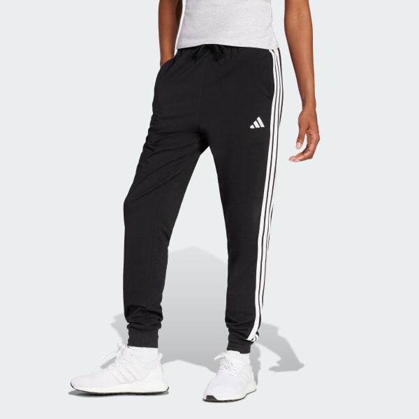 Negro Pantalón Essentials Jogger 3 Tiras