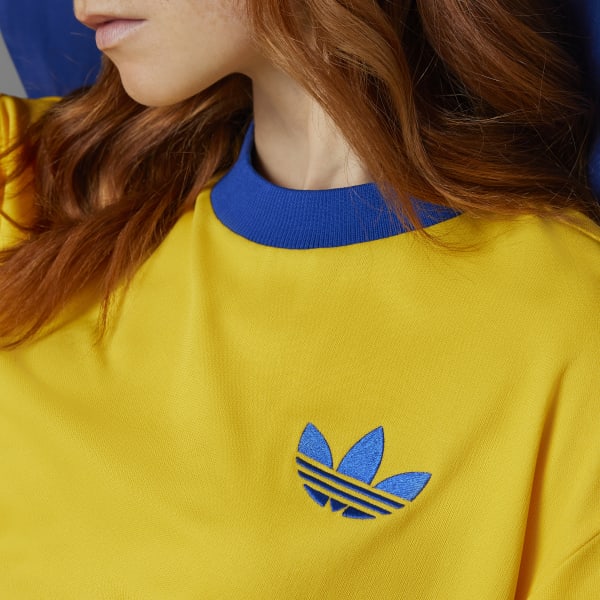 adidas Adicolor 70s Oversized Tee Yellow adidas Philippines