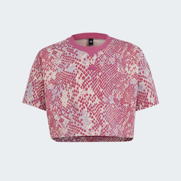 Rosa Future Icons Allover Print Cotton Tee