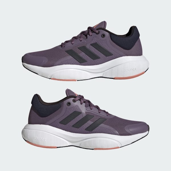 Purple adidas running shoes best sale