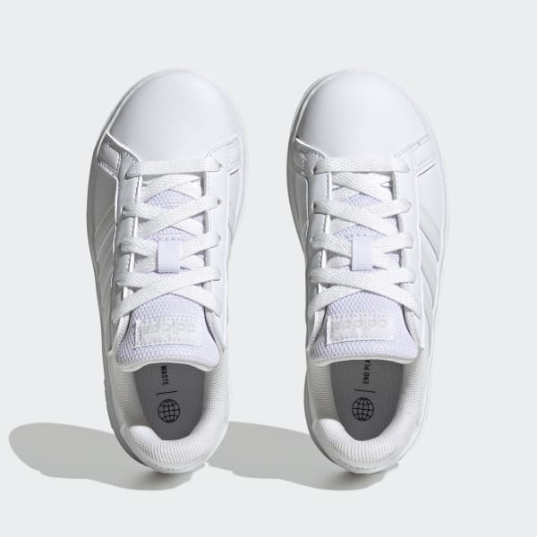 Λευκό Grand Court Lifestyle Tennis Lace-Up Shoes