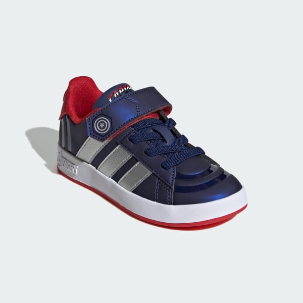 Blue ADIDAS MARVEL AVENGERS GRAND COURT SHOES KIDS