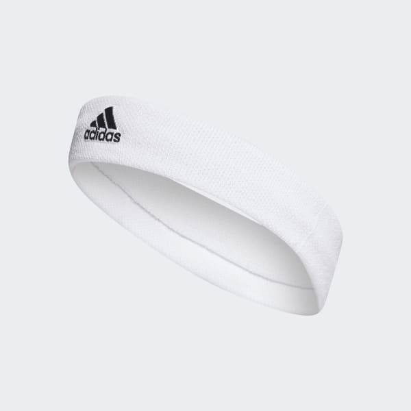 White Tennis Headband P9288