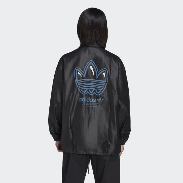 Schwarz Graphics Campus Coach Jacke CK868