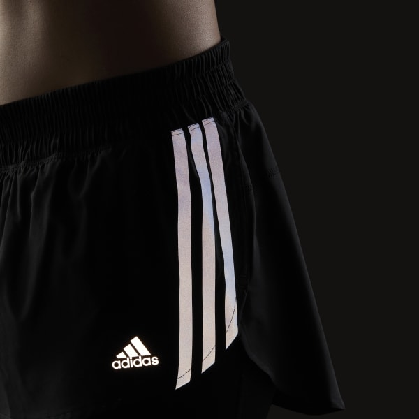 Black Run Icons 3-Stripes Running Skort SX510