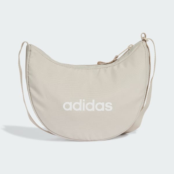 Beige Linear Essentials Festival Bag