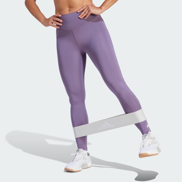 adidas Optime Training Leggings - Purple | Women's Training | adidas US