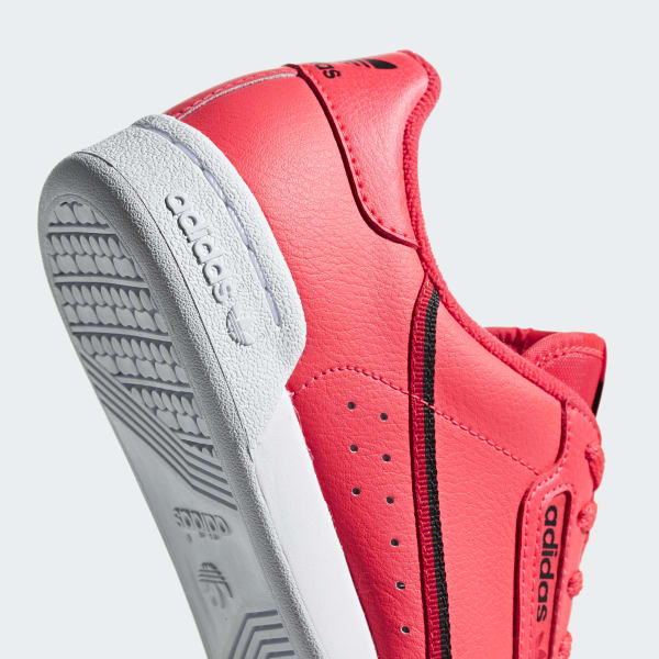 adidas continental 80 shock red