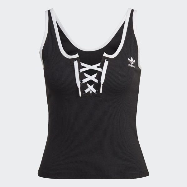 Zwart Always Original Laced Tanktop L4897