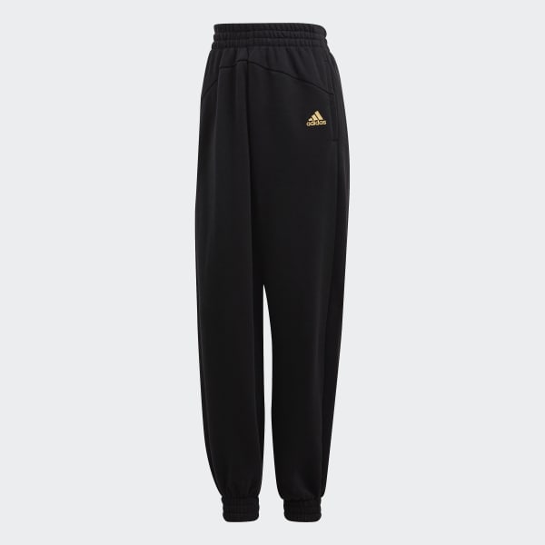 Μαύρο Essentials Warm Golden Logo Pants